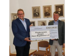 OB-Ball  – Pirmasenser spenden 10.000,- € für Hospiz-Neubau