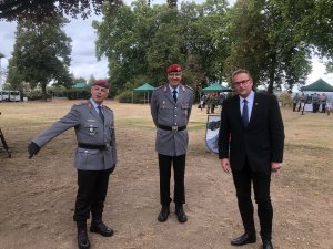 Das neue Gesicht der Bundeswehr in Rheinland- Pfalz – Besuch von Oberst Stefan Weber!