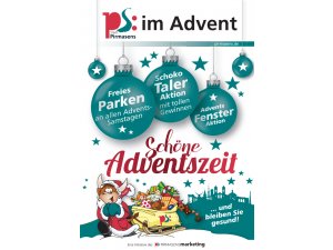 Pirmasenser Adventsaktionen - Adventsfenster, Schokotaler, Weihnachtskrippe uwm.