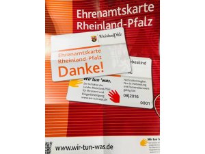 Ehrenamtskarte - Dankeschön an 22 Ehrenamtliche