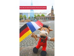 Persönliche Nachricht von unserem Stadtmaskottchen Pilou - Bienvenue auf dem Exerzierplatz!  Heute 