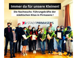 Immer da für unsere Kleinen – Die Nachwuchs-Führungskräfte der städtischen Kitas in Pirmas