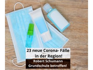 23 neue Corona- Fälle in der Region – Robert Schuman Grundschule betroffen!