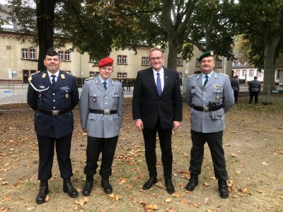 Kommandowechsel bei der Bundeswehr - OB trifft Oberst!