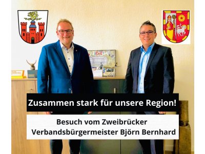 Pirmasens: Zusammen stark für unsere Region - Besuch vom Zweibrücker Verbandsbürgermeister Björn