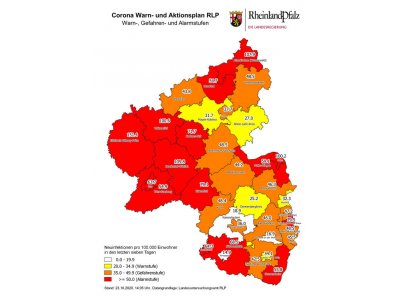 Landkreis Südwestpfalz jetzt Risikogebiet â€“ ab Samstag verschärfte Corona-Regeln!