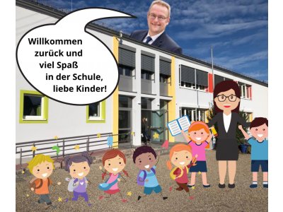 Willkommen zurück und viel Spaß in der Schule, liebe Kinder!