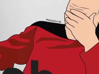 Ooh Hopp Facepalm - Tasse