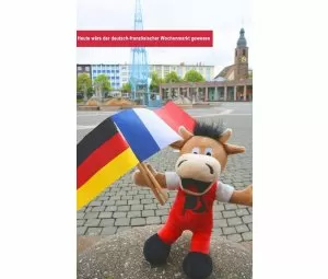 Persönliche Nachricht von unserem Stadtmaskottchen Pilou - Bienvenue auf dem Exe...